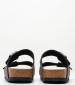 Γυναικεία Flats Arizona.Bs.N Μαύρο ECOleather Birkenstock