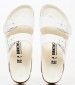 Γυναικεία Flats Arizona.Bs Άσπρο ECOleather Birkenstock