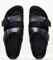 Women Flip Flops & Sandals Arizona.Eva Black Rubber Birkenstock