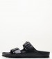 Women Flip Flops & Sandals Arizona.Eva Black Rubber Birkenstock