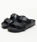 Women Flip Flops & Sandals Arizona.Eva Black Rubber Birkenstock