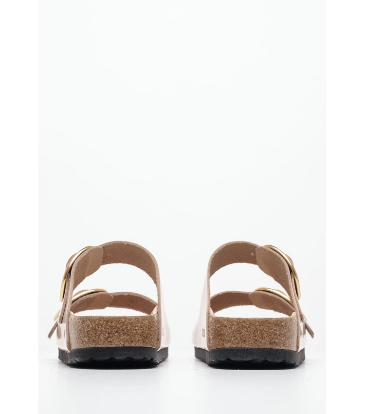 Γυναικεία Flats Arizona.Ln Nude Δέρμα Birkenstock