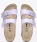 Γυναικεία Flats Arizona.Shiny Μωβ ECOleather Birkenstock