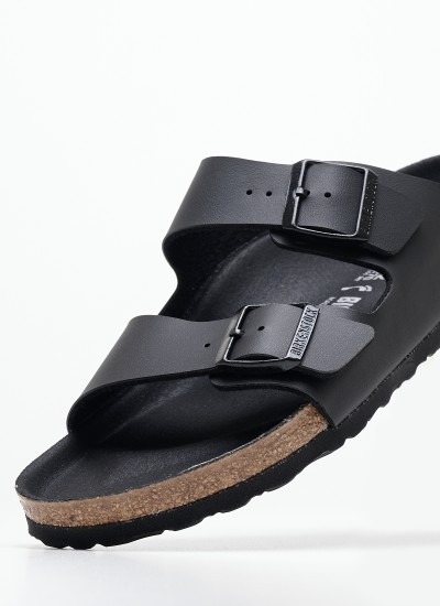 Ανδρικές Σαγιονάρες & Πέδιλα Arizona.Trpls.Mn Μαύρο ECOleather Birkenstock