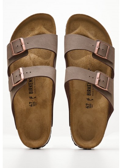 Ανδρικές Σαγιονάρες & Πέδιλα Bfbc.Arizona.M Καφέ ECOleather Birkenstock