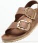 Γυναικεία Flats Milano.Hex Ταμπά Δέρμα Λαδερό Birkenstock