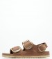 Γυναικεία Flats Milano.Hex Ταμπά Δέρμα Λαδερό Birkenstock