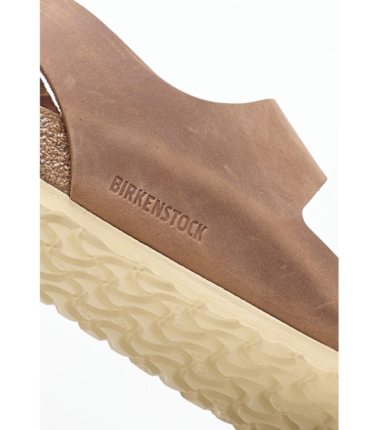 Γυναικεία Flats Milano.Hex Ταμπά Δέρμα Λαδερό Birkenstock