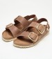 Γυναικεία Flats Milano.Hex Ταμπά Δέρμα Λαδερό Birkenstock