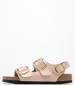 Γυναικεία Flats Milano.Lena Nude Δέρμα Birkenstock