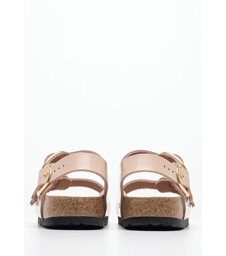 Γυναικεία Flats Milano.Lena Nude Δέρμα Birkenstock