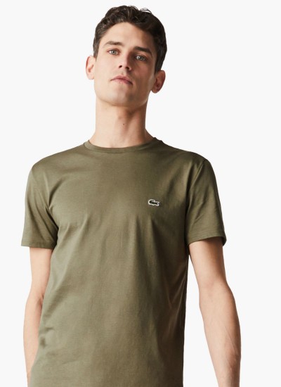 Ανδρικά Παπούτσια Casual Lineset.2231 Άσπρο Δέρμα Lacoste