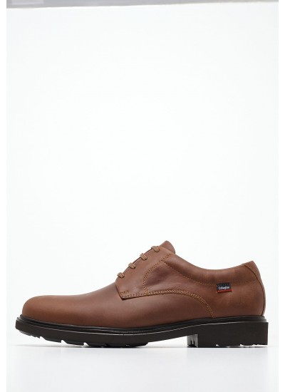 Men Shoes 52804.Ld Brown Oily Leather Callaghan