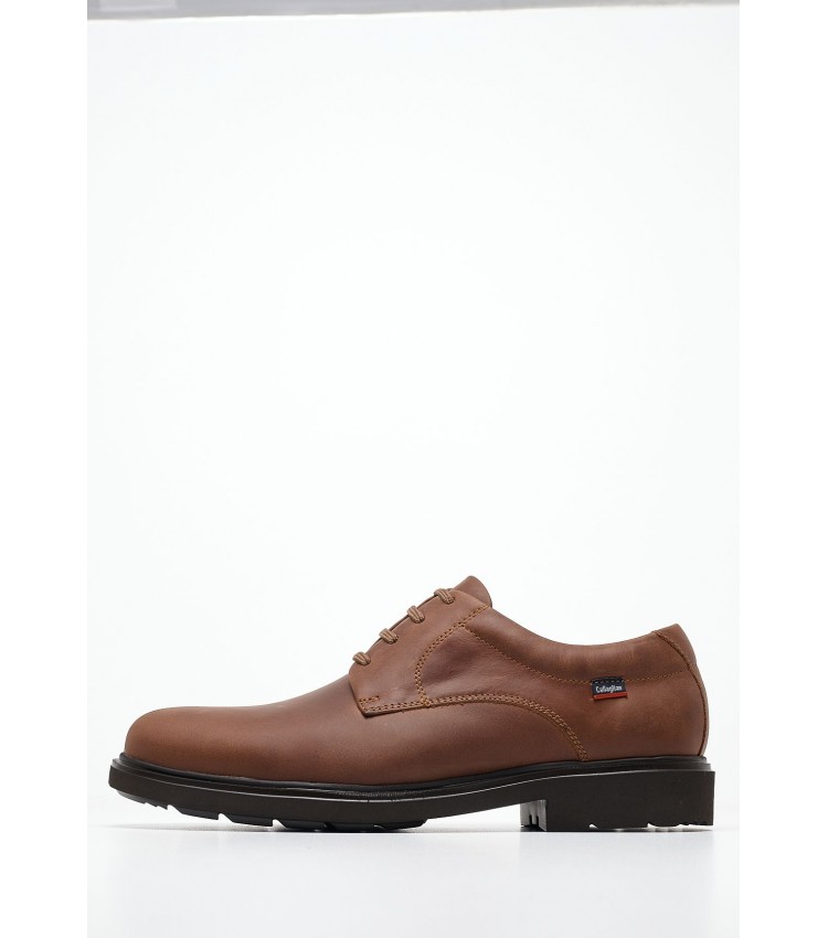 Men Shoes 52804.Ld Brown Oily Leather Callaghan