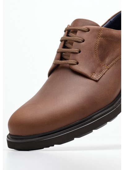 Men Shoes 52804.Ld Brown Oily Leather Callaghan