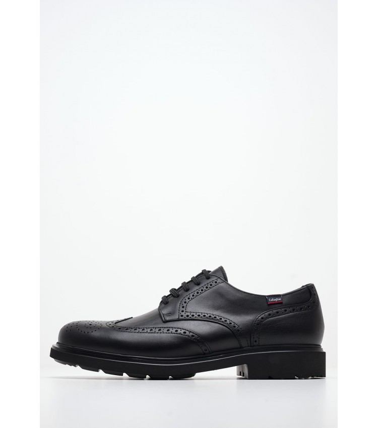 Men Shoes 52807 Black Leather Callaghan