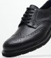 Men Shoes 52807 Black Leather Callaghan