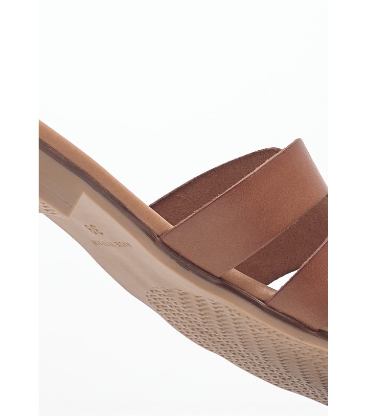 Γυναικεία Flats 3076 Ταμπά Δέρμα Eva Frutos