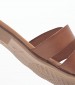 Γυναικεία Flats 3076 Ταμπά Δέρμα Eva Frutos