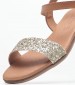 Γυναικεία Flats 3090.S Χρυσό Στράς Eva Frutos