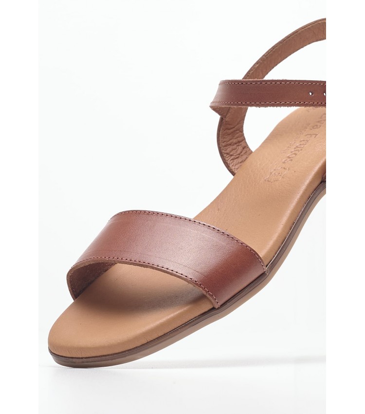 Γυναικεία Flats 3090 Ταμπά Δέρμα Eva Frutos