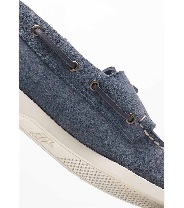 Women Sailing Shoes Portland.Fleshout Blue Buckskin Sebago