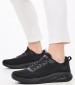 Γυναικεία Παπούτσια Casual 117209 Μαύρο Ύφασμα Skechers