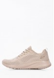 Γυναικεία Παπούτσια Casual 117209 Nude Ύφασμα Skechers