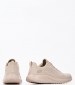 Γυναικεία Παπούτσια Casual 117209 Nude Ύφασμα Skechers