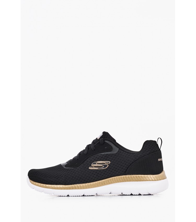 Γυναικεία Παπούτσια Casual 12606.G Μαύρο Ύφασμα Skechers