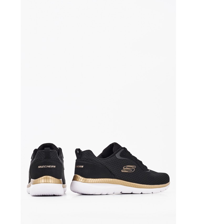 Γυναικεία Παπούτσια Casual 12606.G Μαύρο Ύφασμα Skechers