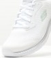 Women Casual Shoes 12606.G White Fabric Skechers