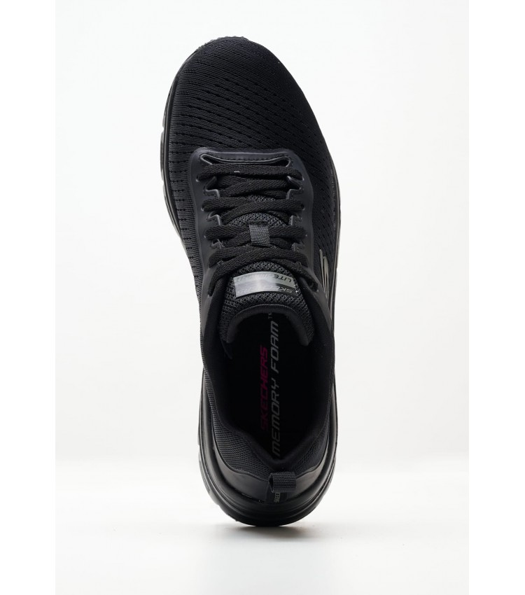 Γυναικεία Παπούτσια Casual 149277 Μαύρο Ύφασμα Skechers