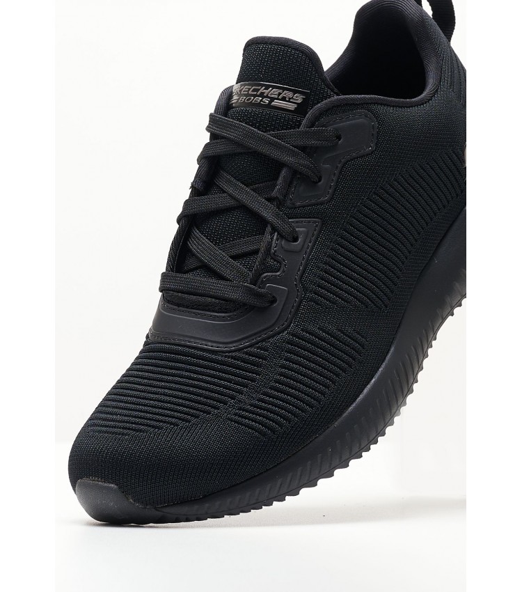 Γυναικεία Παπούτσια Casual 32504 Μαύρο Ύφασμα Skechers