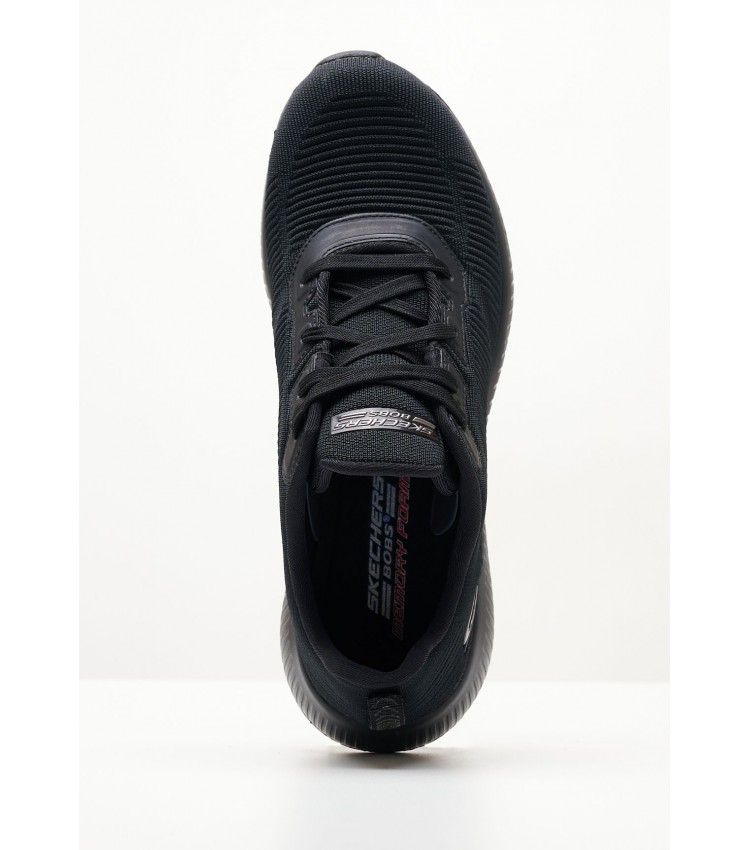 Γυναικεία Παπούτσια Casual 32504 Μαύρο Ύφασμα Skechers