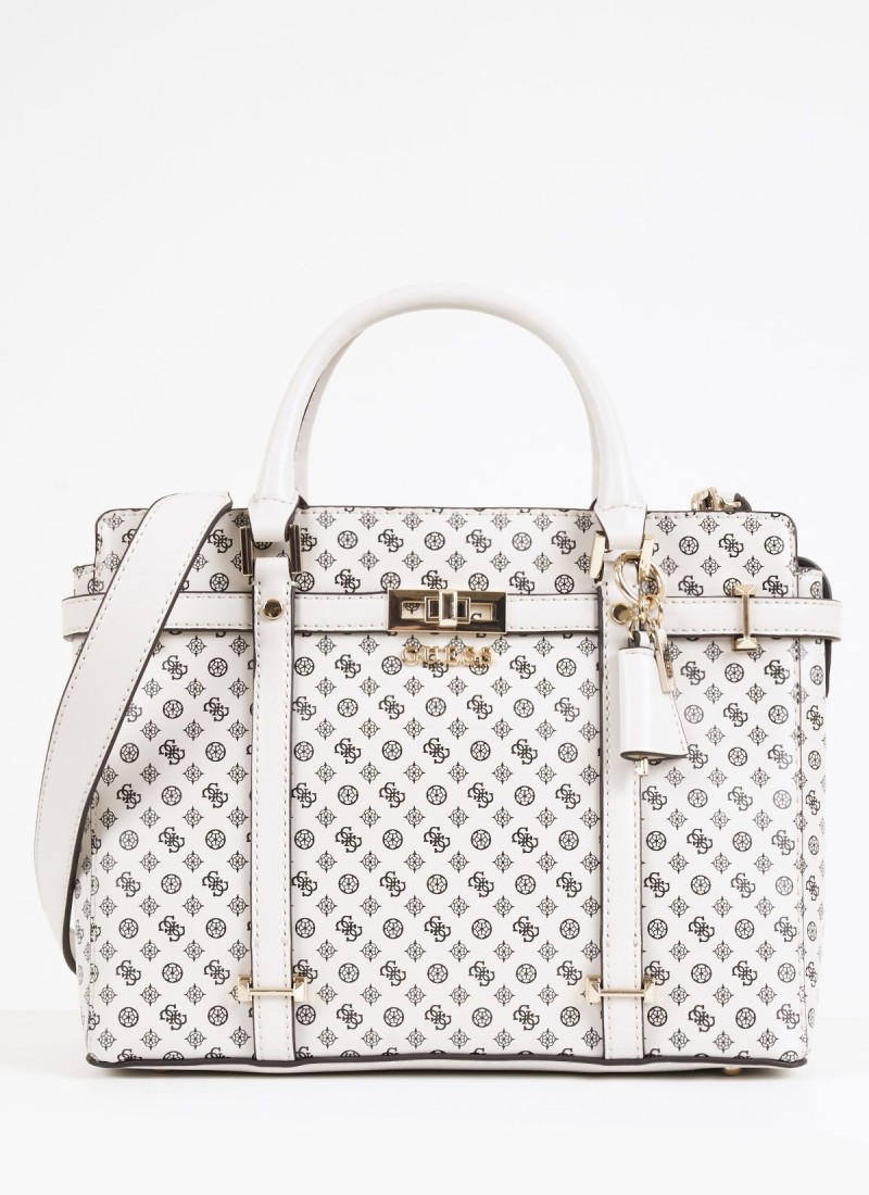 Guess LUXE LADY LUXE TOTE - Handbag - beige 