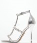 Women Sandals Jet.Set Silver ECOleather Steve Madden