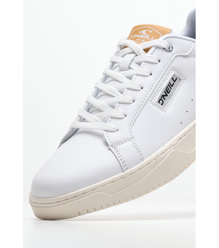 Men Casual Shoes Sampras White ECOleather O'Neill