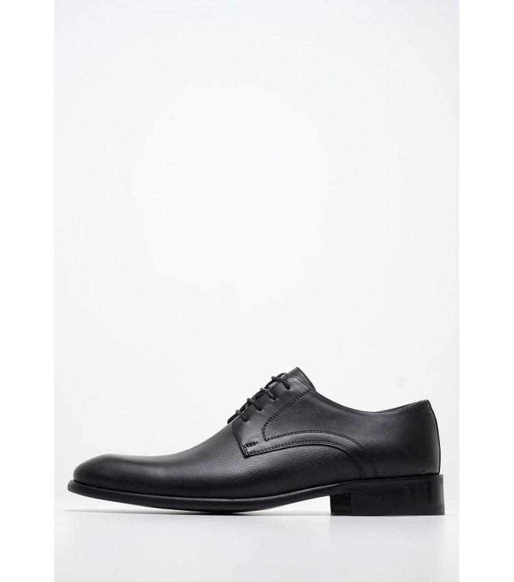 Men Shoes R0009 Black Leather Vice