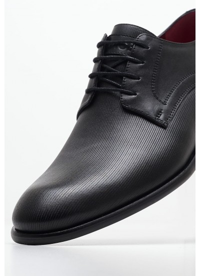 Men Shoes R0009 Black Leather Vice