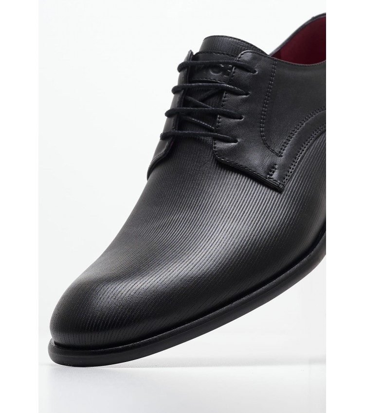 Men Shoes R0009 Black Leather Vice