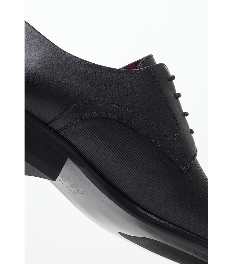 Men Shoes R0009 Black Leather Vice