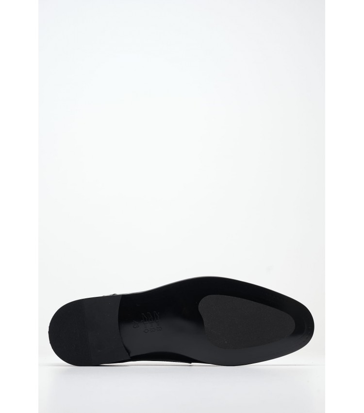 Men Shoes R0009 Black Leather Vice