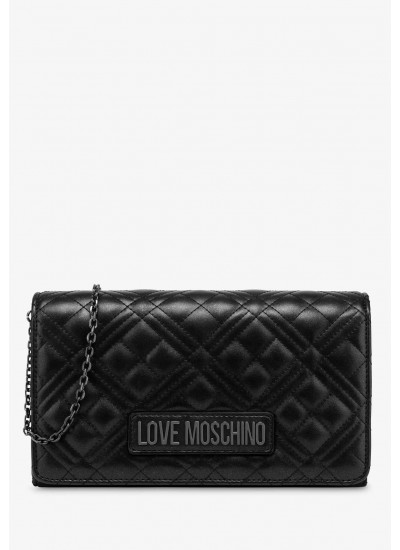 Γυναικείες Τσάντες JC4079.Mtl Μαύρο ECOleather Love Moschino