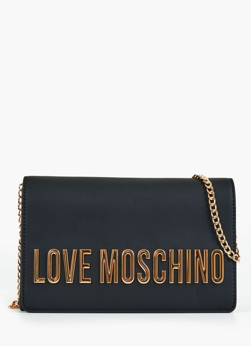 Love moschino discount black clutch bag