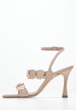 Women Sandals Dezzy Beige Leather Mortoglou