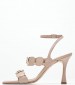 Women Sandals Dezzy Beige Leather Mortoglou