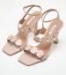 Women Sandals Dezzy Beige Leather Mortoglou