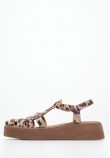 Women Platforms Low Sonia Leopard Pony Mortoglou