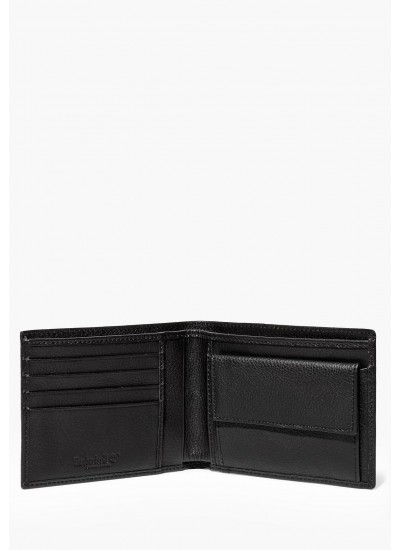 Men Wallets Esteban.Wlt Black Leather La Martina